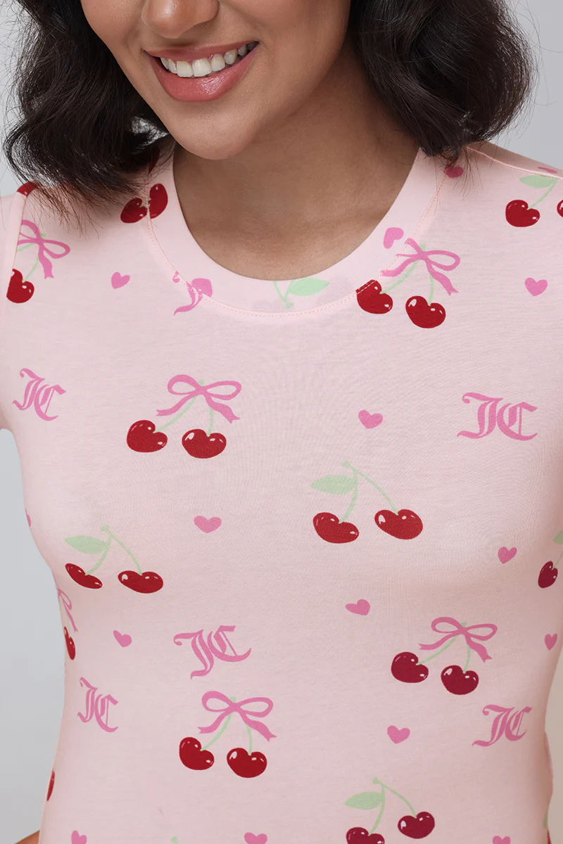 All Over Cherry Baby Tee - Image 3