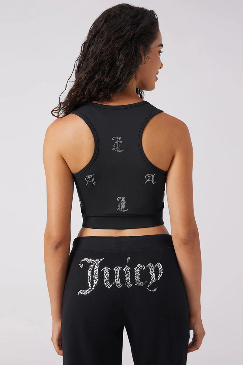 Angel Couture All Over Small Bling Crop Tank - Image 2