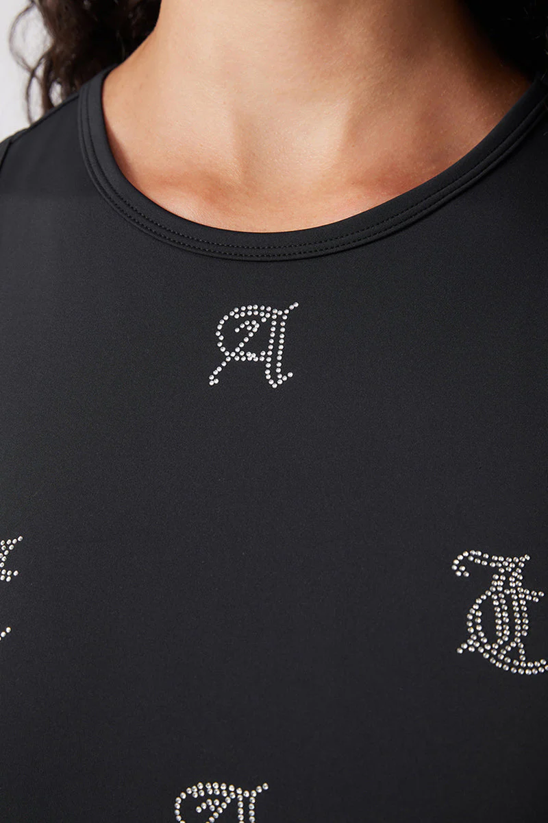 Angel Couture All Over Small Bling Crop Tank - Image 3