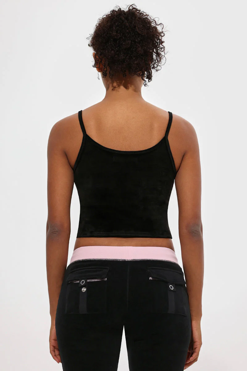 Big Bling Velour Tank Top - Image 2
