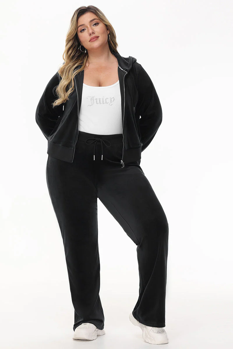 Bride Customizable Big Bling Velour Track Pants - Image 10