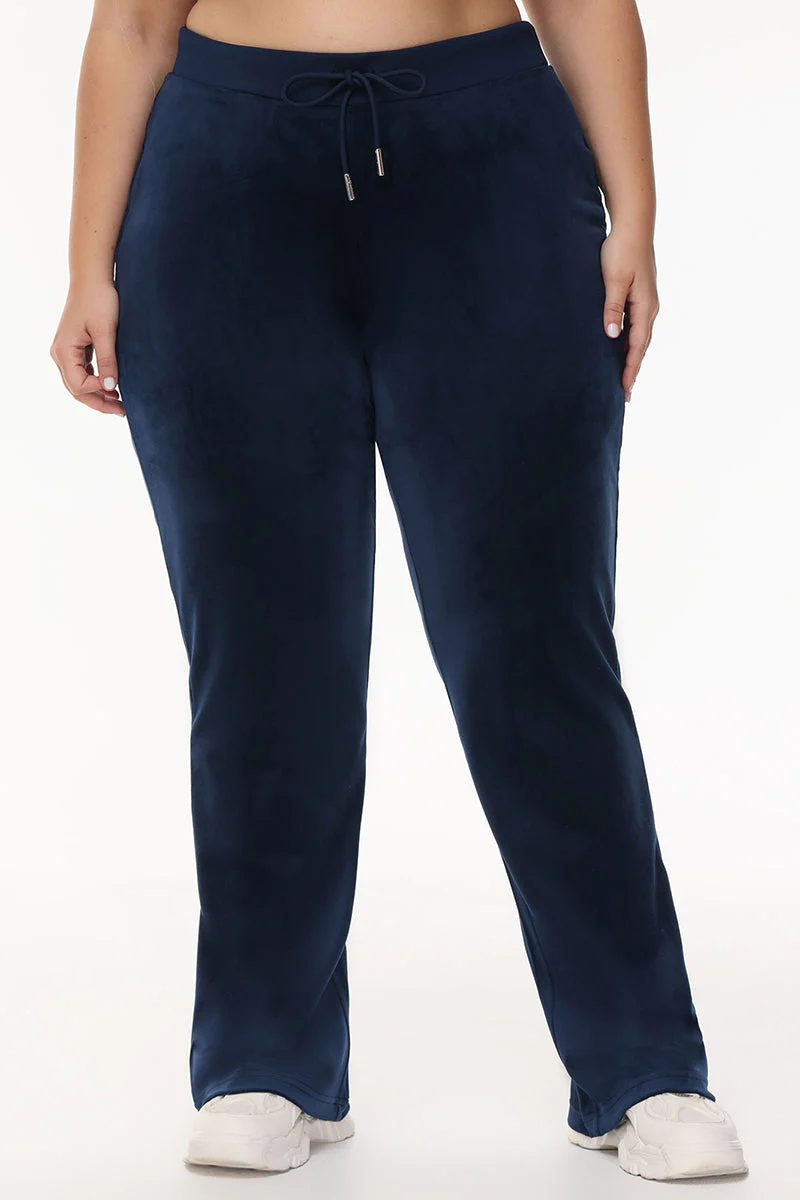 Bride Customizable Big Bling Velour Track Pants - Image 8