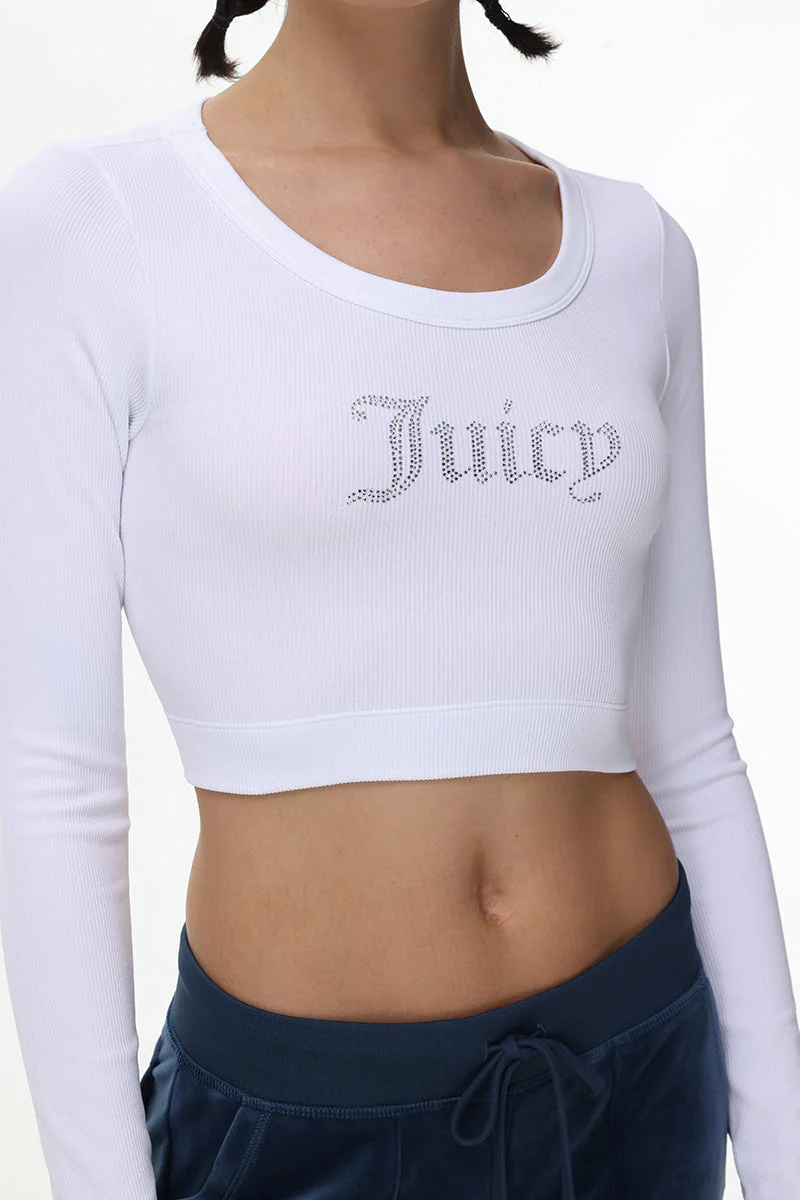 Cropped Long Sleeve Baby Tee - Image 4