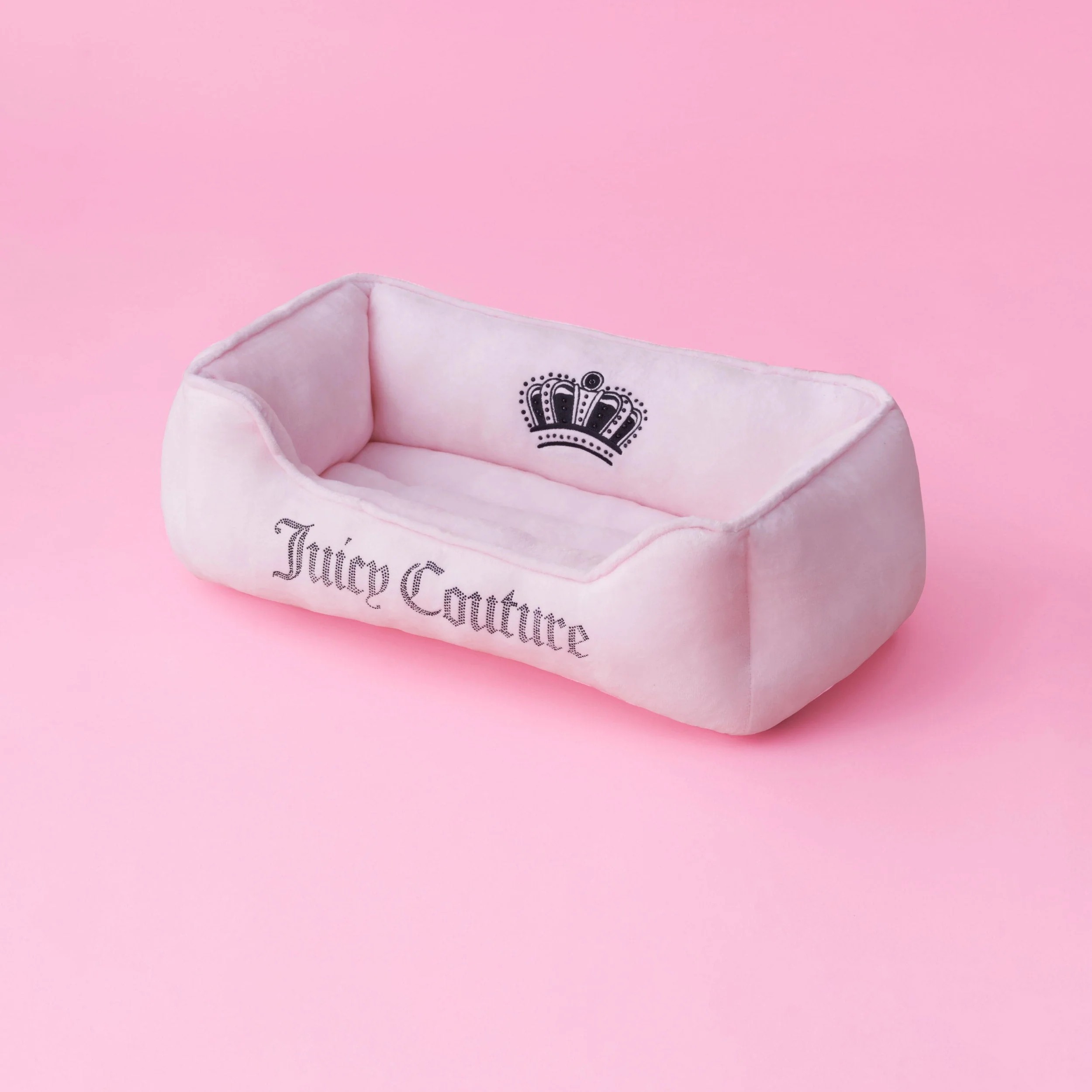 Crown Bling Black Pet Bed - Image 3