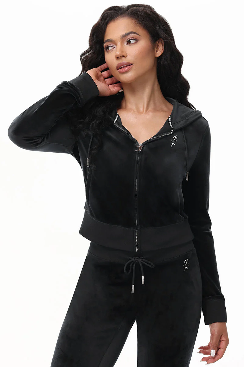 Custom Zodiac OG Big Bling Velour Hoodie - Image 10