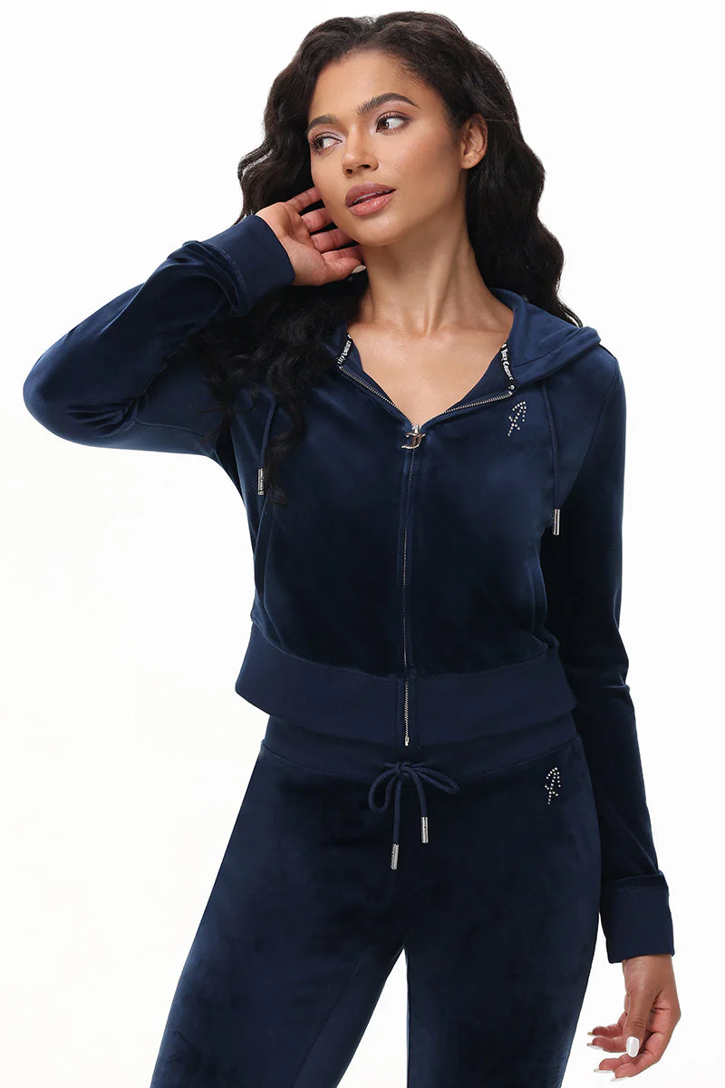 Custom Zodiac OG Big Bling Velour Hoodie - Image 10