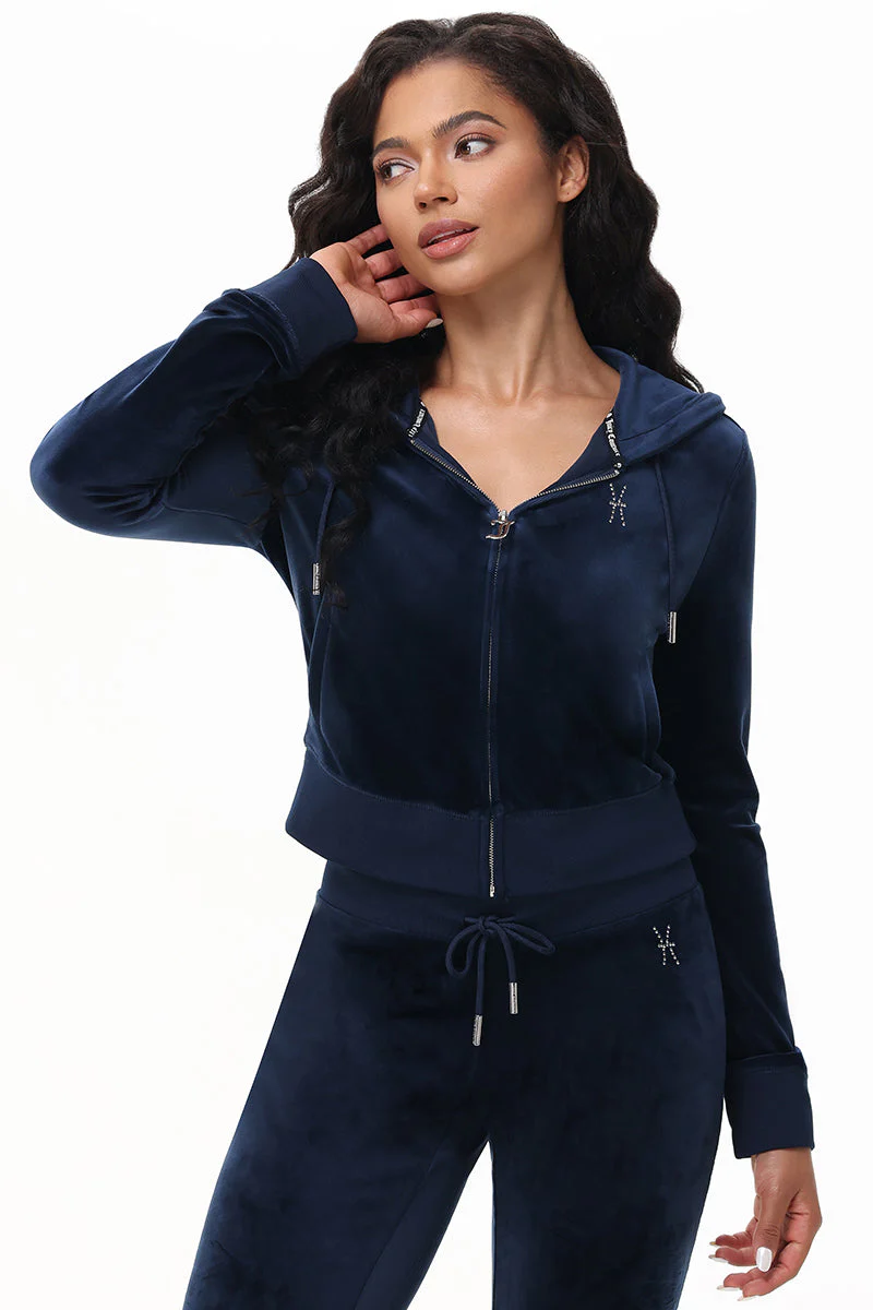 Custom Zodiac OG Big Bling Velour Hoodie - Image 13