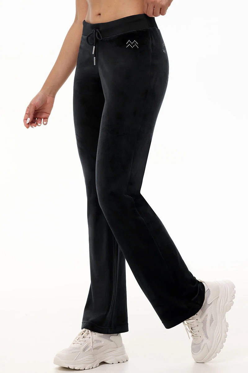 Custom Zodiac OG Big Bling Velour Track Pants - Image 12