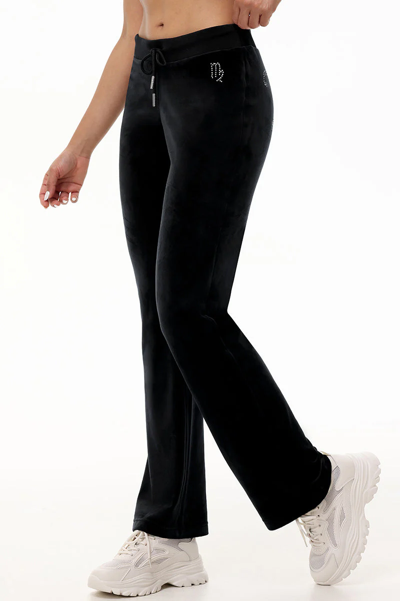 Custom Zodiac OG Big Bling Velour Track Pants - Image 14