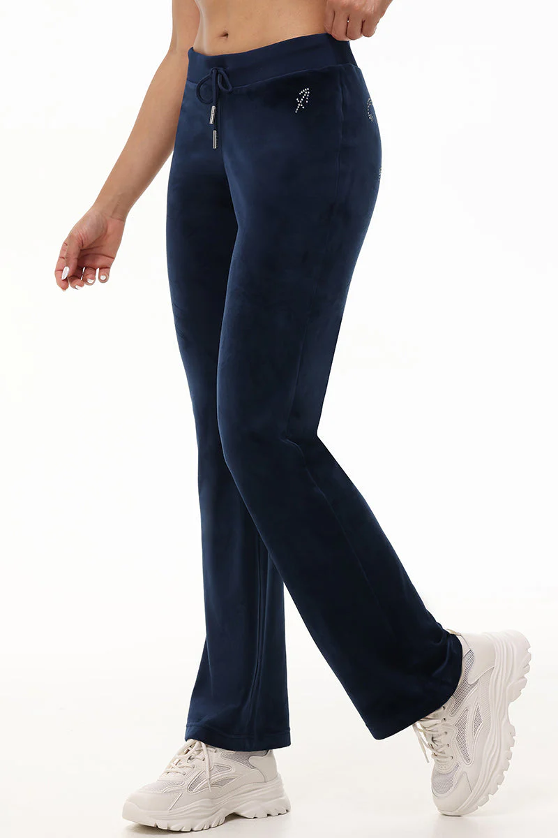 Custom Zodiac OG Big Bling Velour Track Pants - Image 10