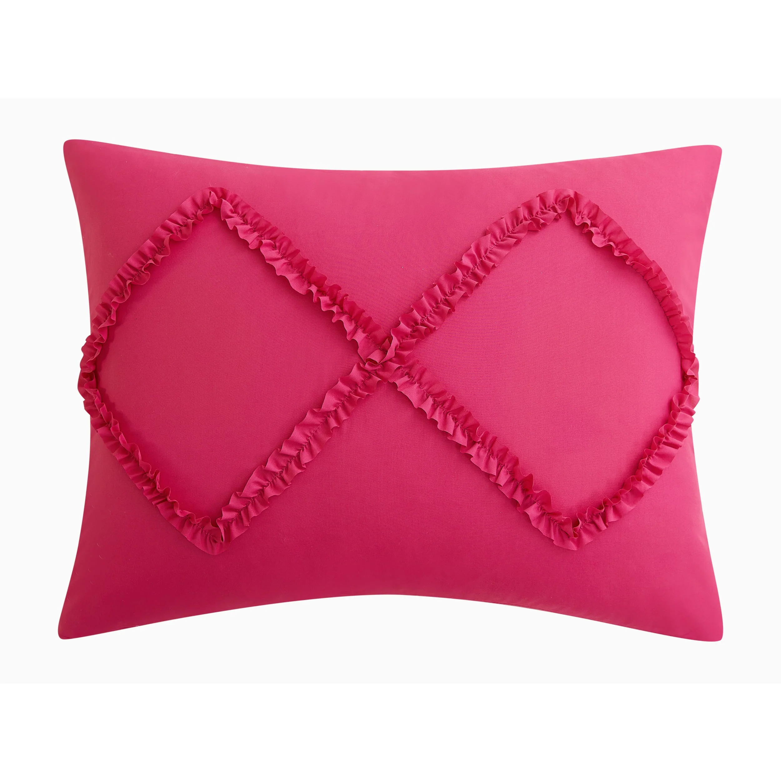 Diamond Ruffle Comforter Set - Image 7