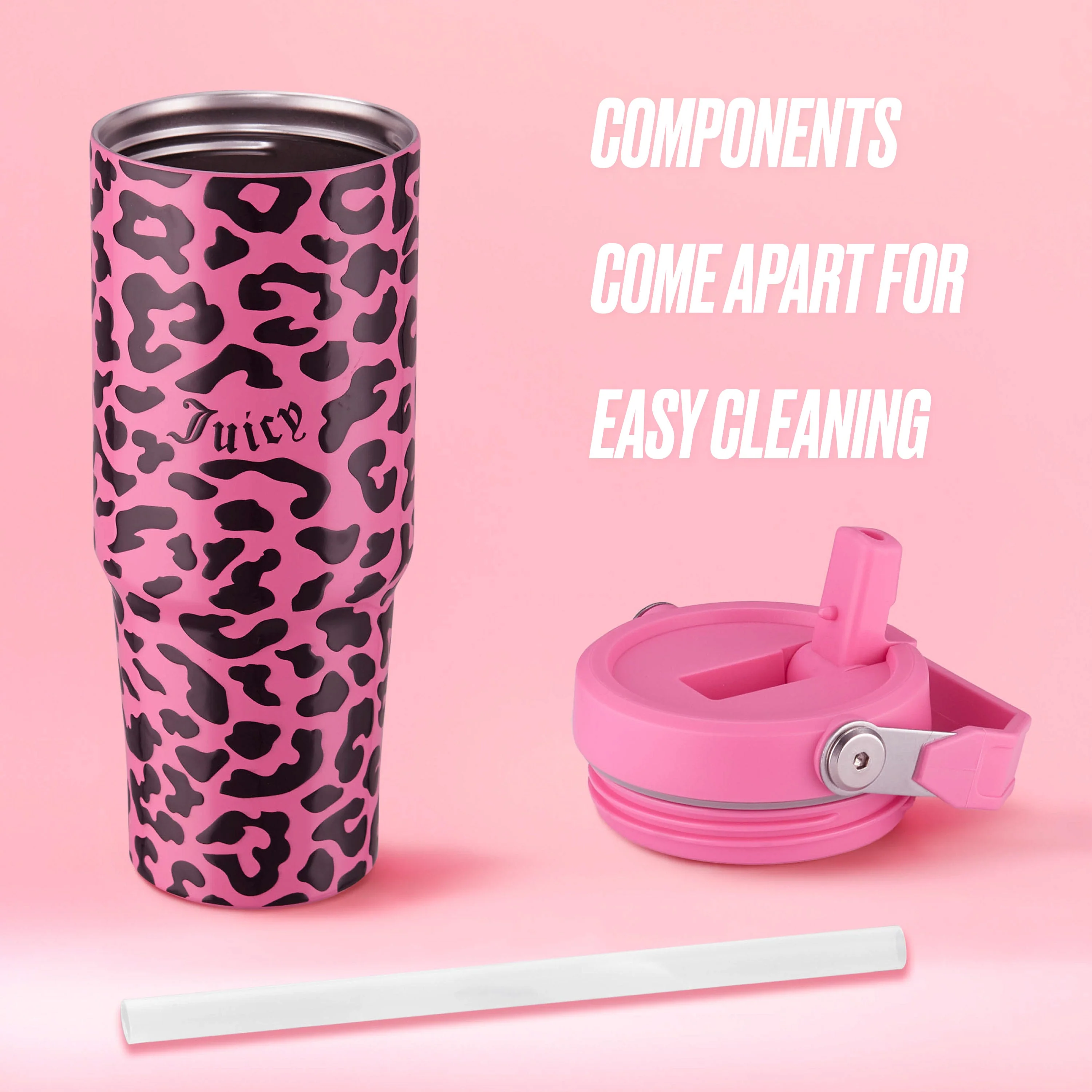 Flip & Sip Hydration Stainless Steel Tumbler - Image 3