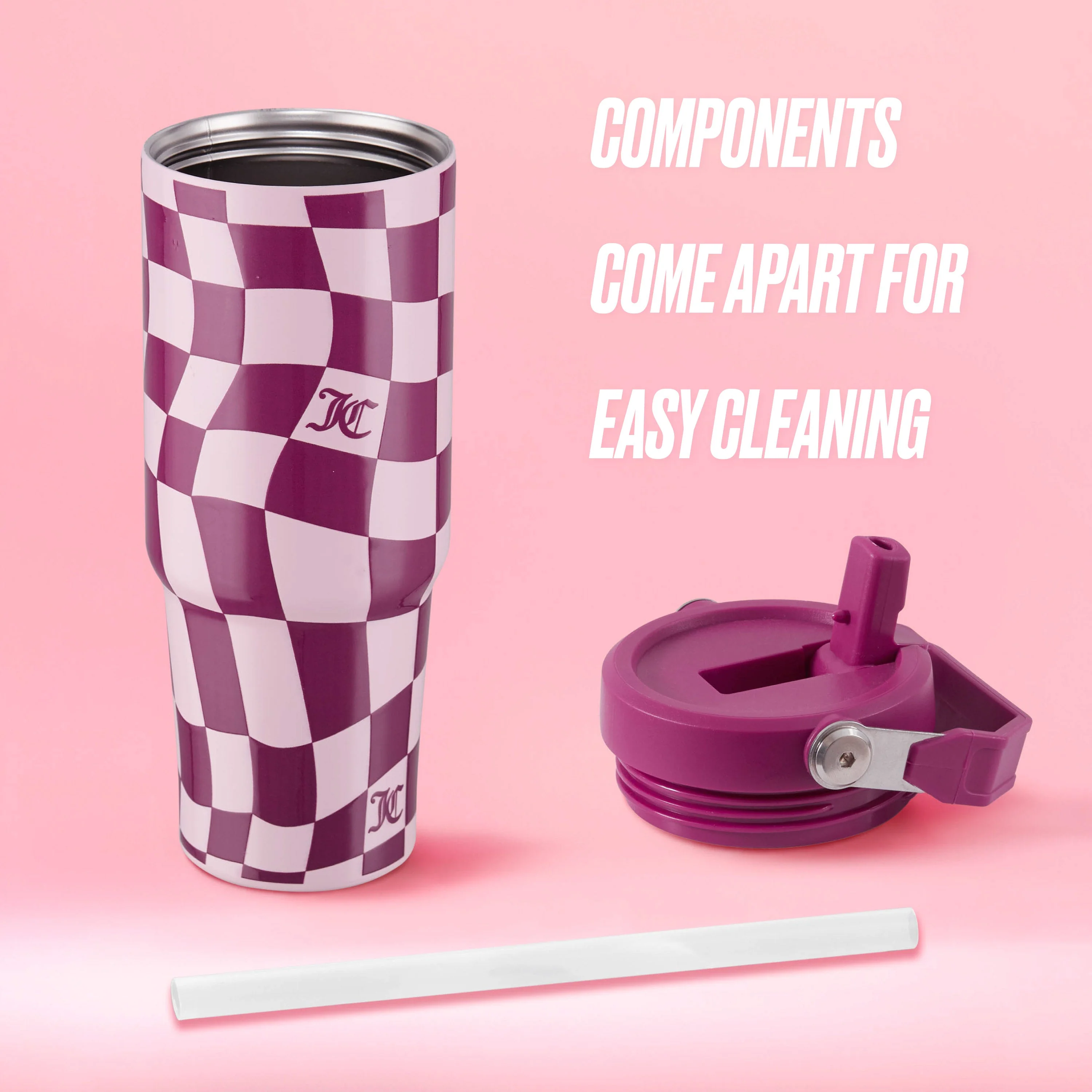 Flip & Sip Hydration Stainless Steel Tumbler - Image 3