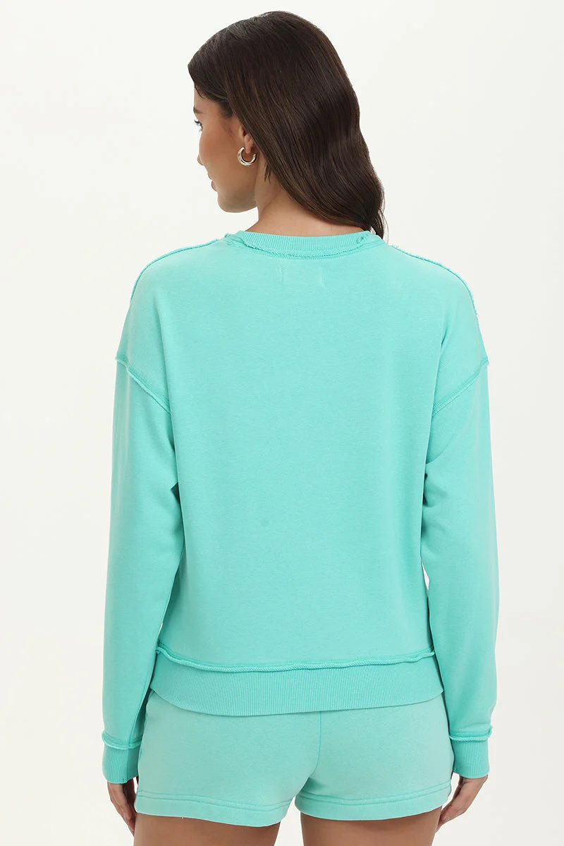 French Terry Embroidered Crewneck - Image 2