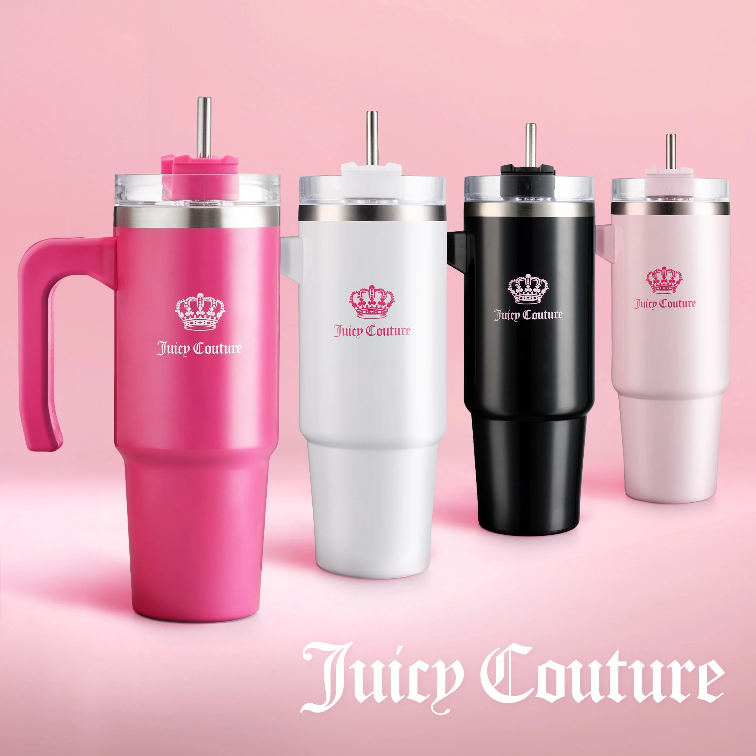 Glam Logo Stainless Steel Water Bottle - Image 4