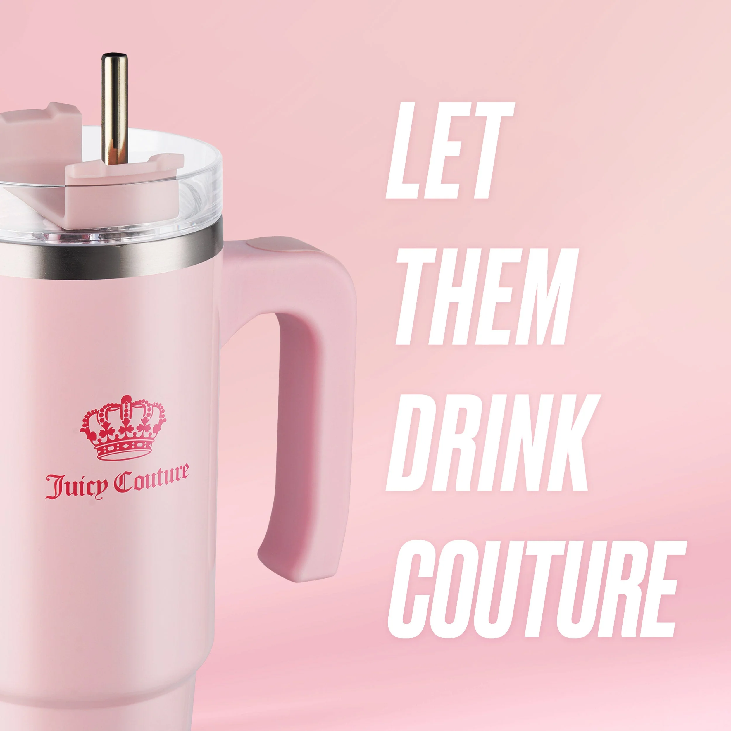 Glam Logo Stainless Steel Water Bottle - Image 6