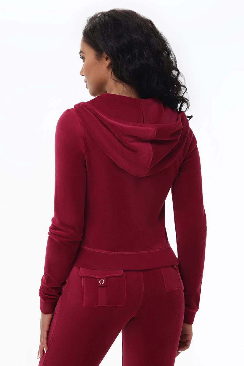 Heritage Cotton Velour Hoodie - Image 3