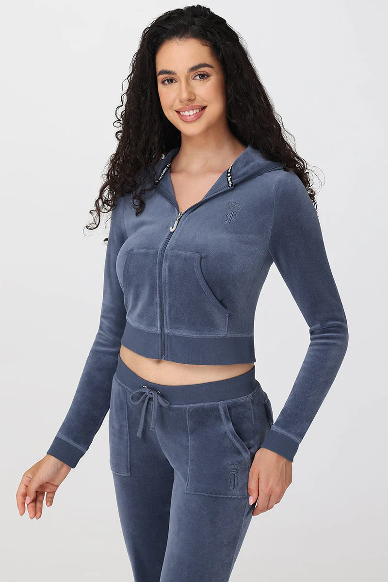 Heritage Cotton Velour Hoodie - Image 3