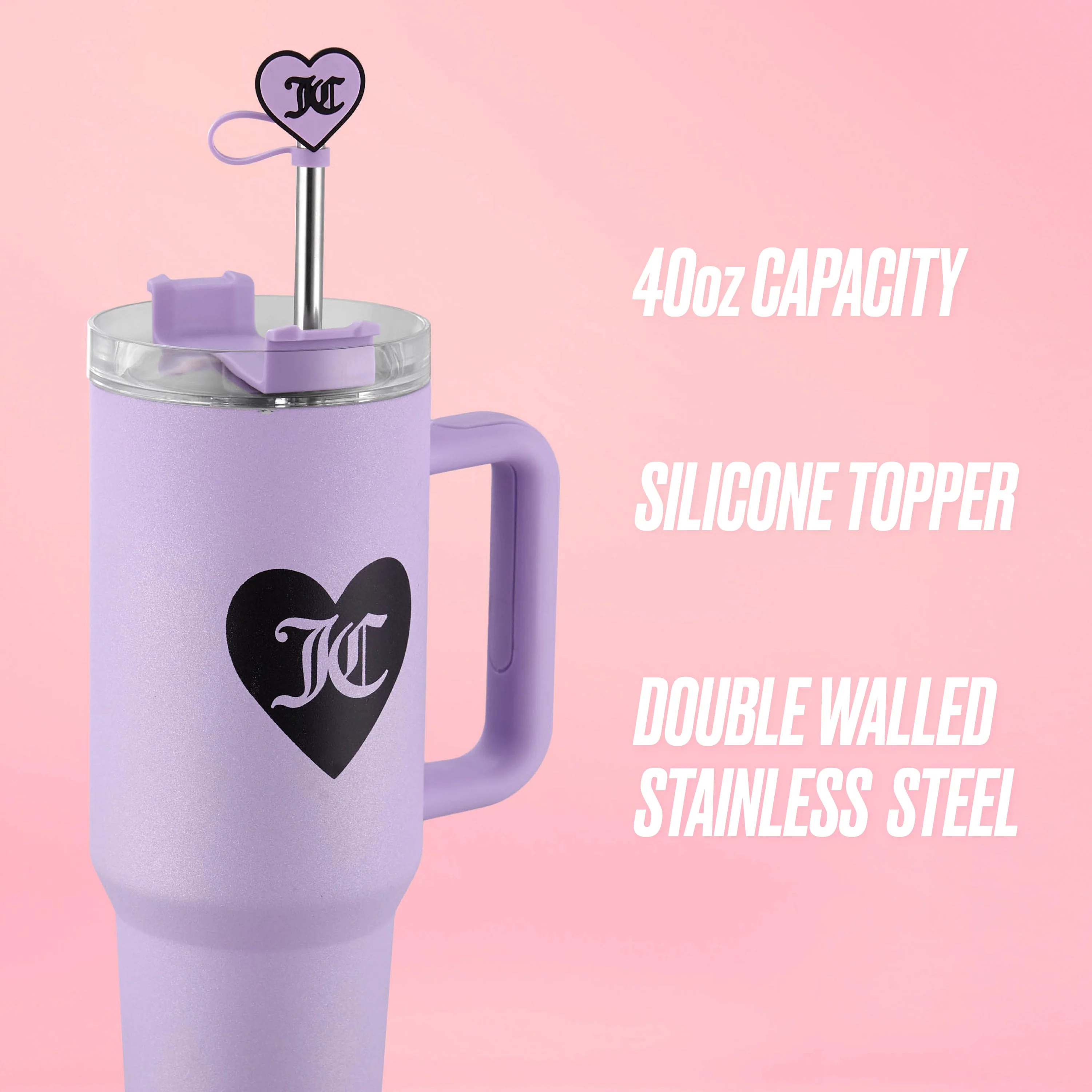 Jetsetter Hydration Stainless Steel Tumbler, 40 oz - Image 2