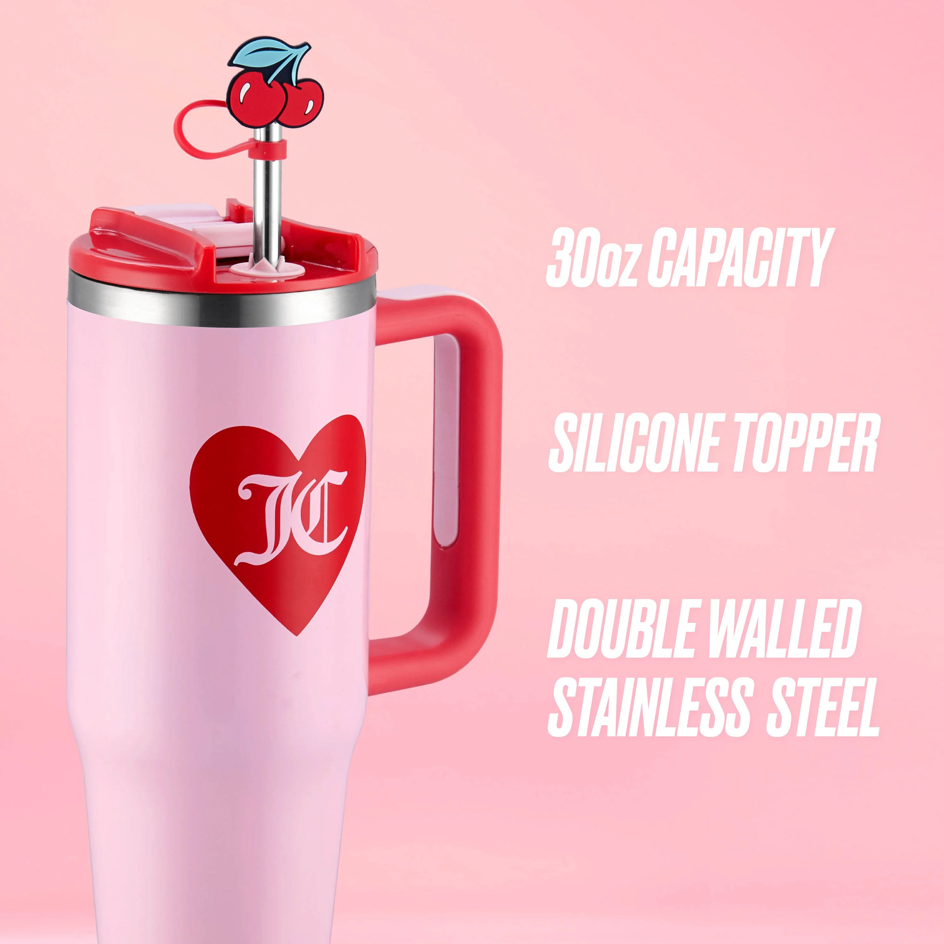 Jetsetter Hydration Stainless Steel Tumbler, 30 oz - Image 2