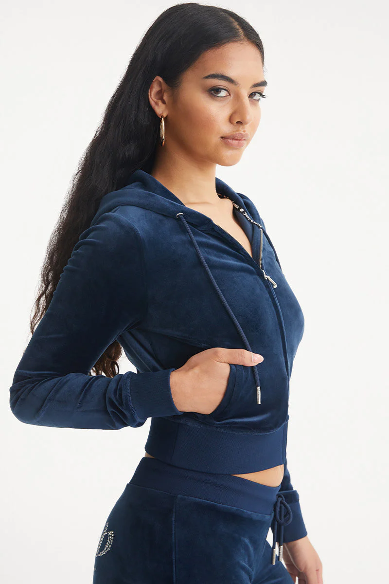 Libra Customizable Big Bling Velour Hoodie - Image 4
