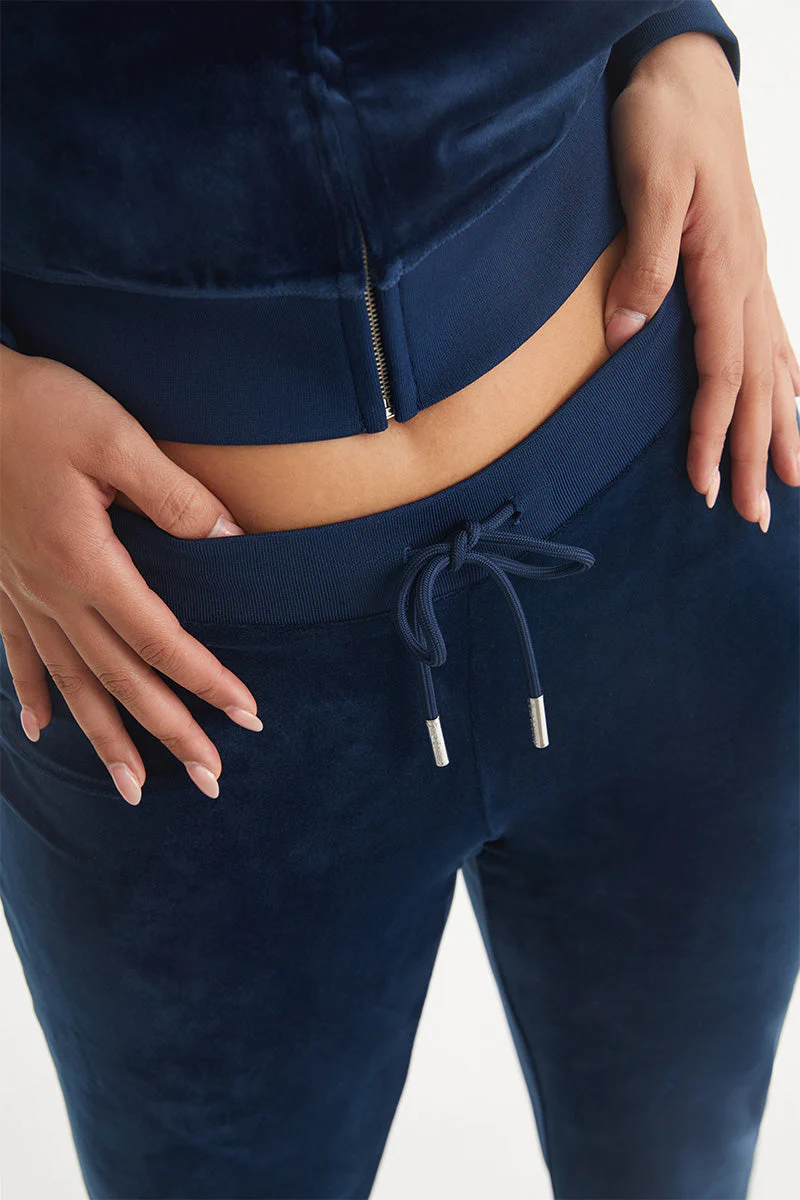 Libra Customizable Big Bling Velour Track Pants - Image 5