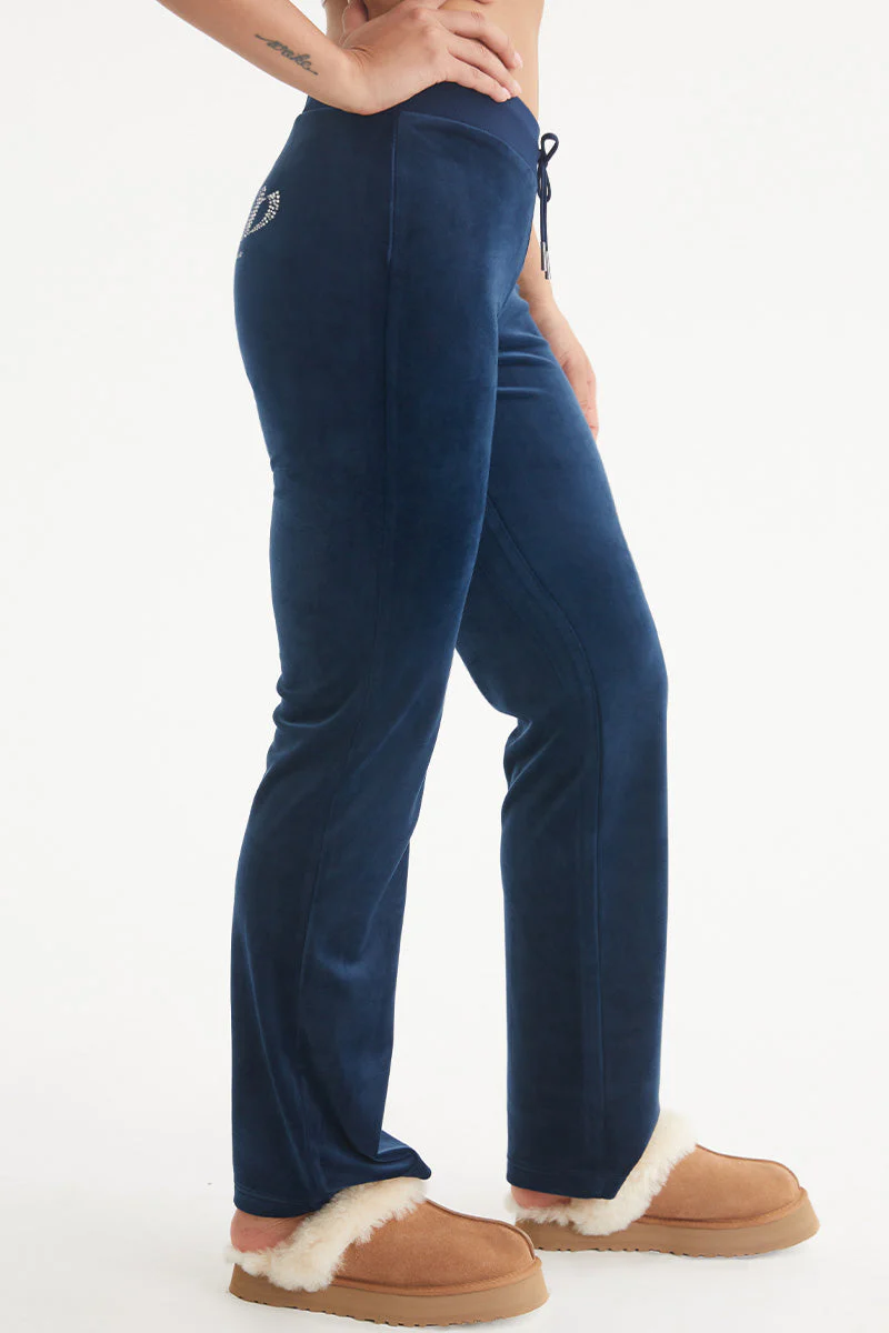 Pisces Customizable Big Bling Velour Track Pants - Image 4