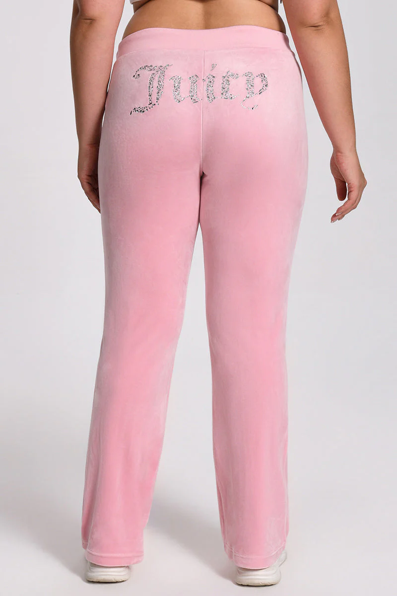 Plus-Size Angel Couture Big Bing Velour Track Pants - Image 2