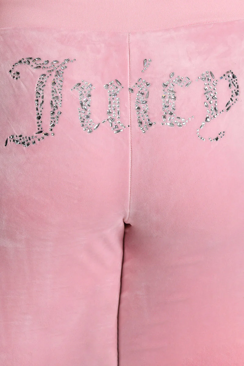 Plus-Size Angel Couture Big Bing Velour Track Pants - Image 4