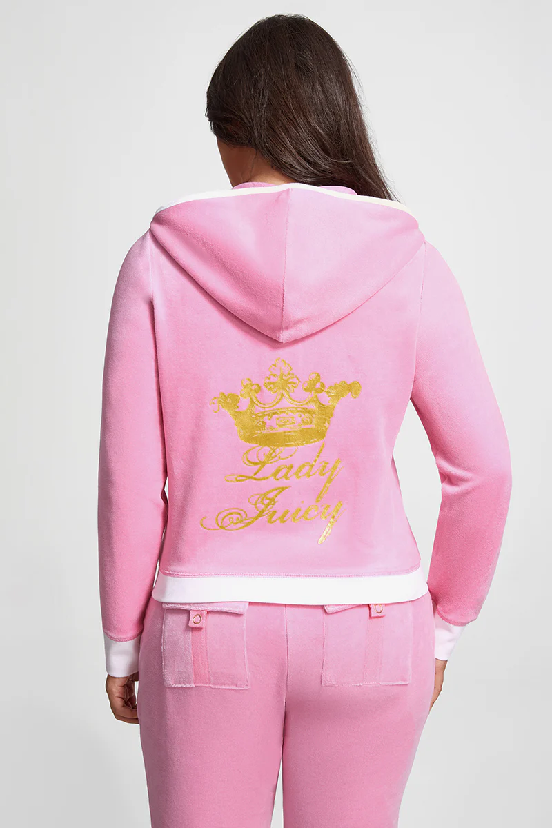Plus-Size Lady Juicy Hollywood Heritage Hoodie - Image 2