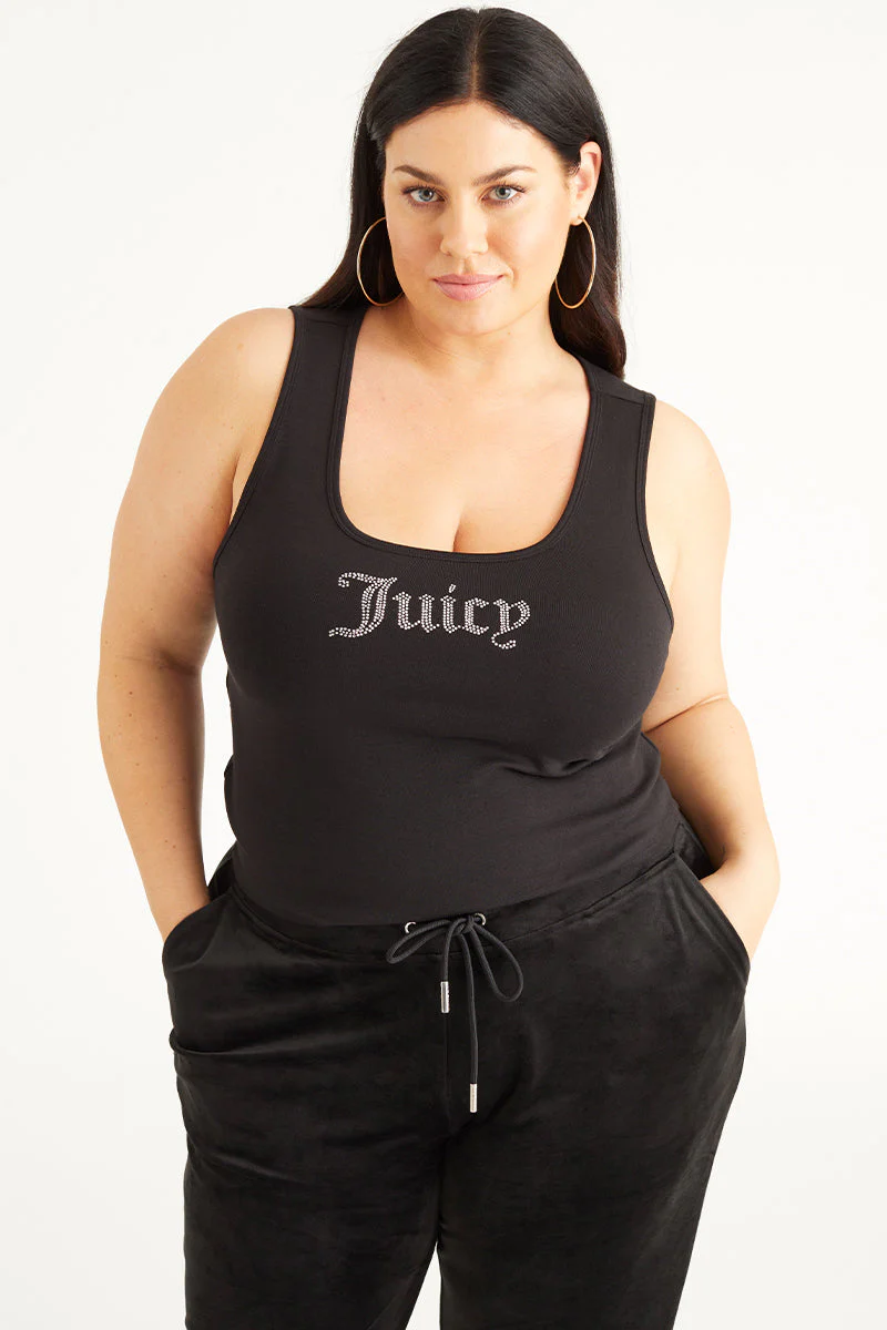 Plus-Size Small Bling Tank Top - Image 2