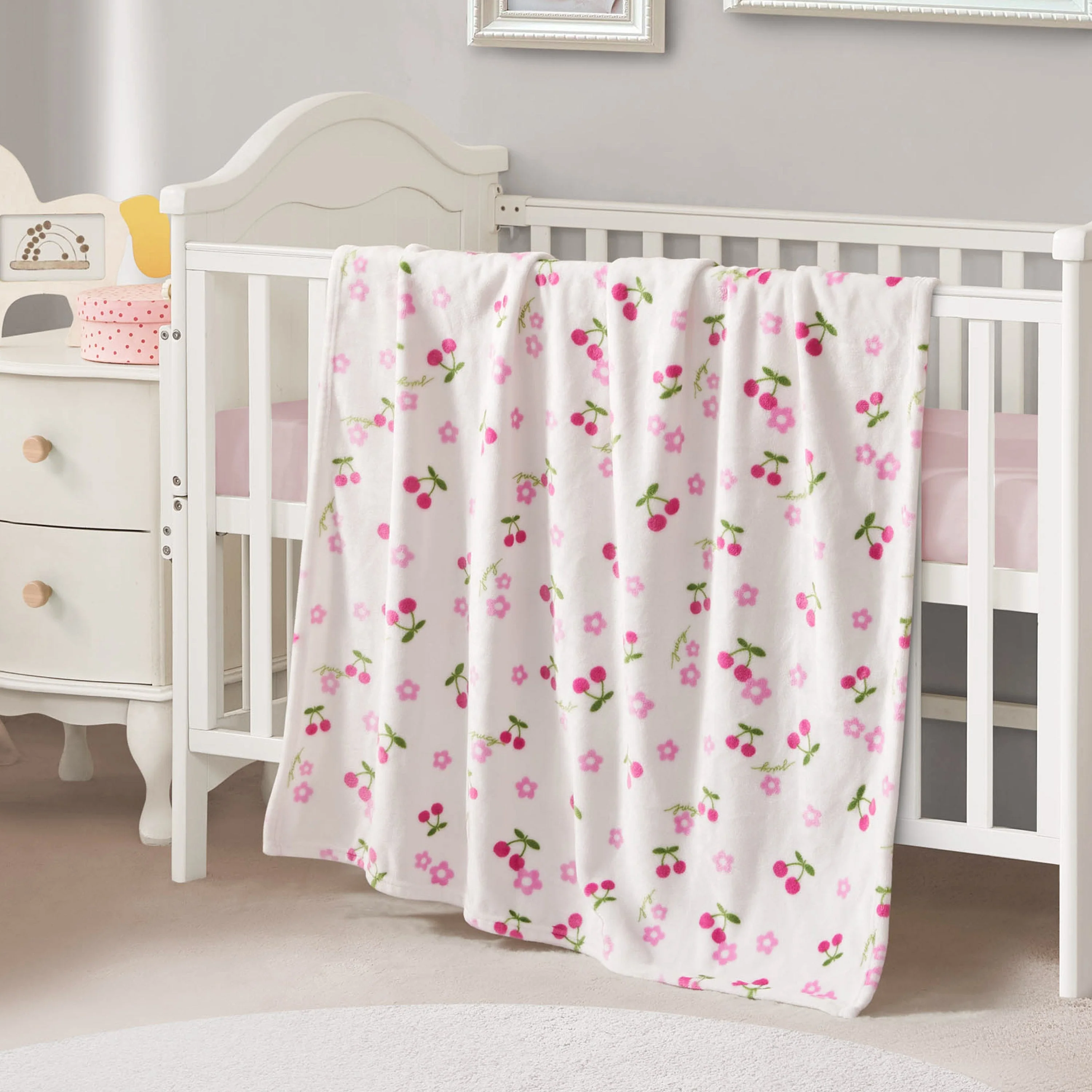 Plush Baby Throw Blanket