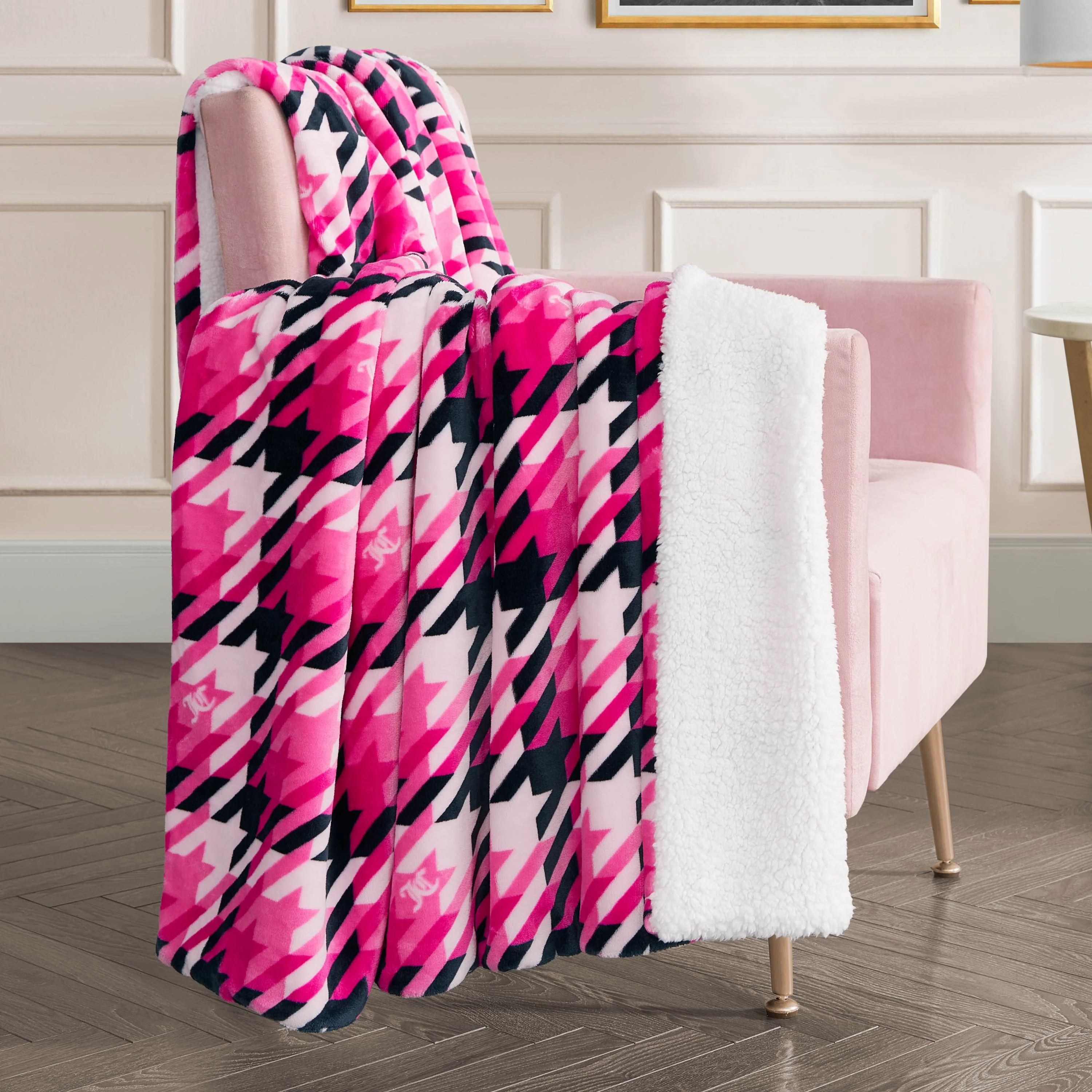 Plush Reversible Sherpa Throw Blanket - Image 4
