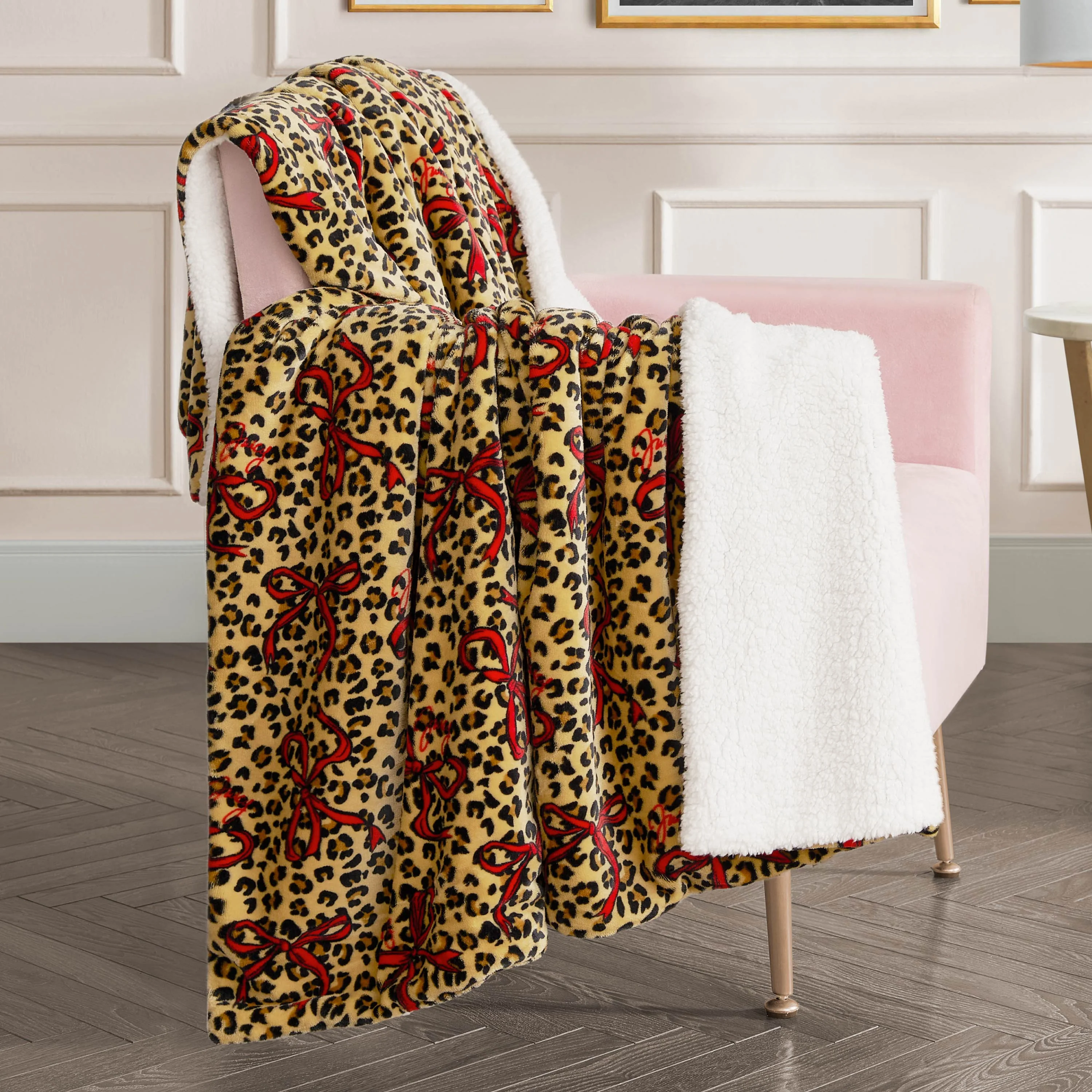 Plush Reversible Sherpa Throw Blanket - Image 2