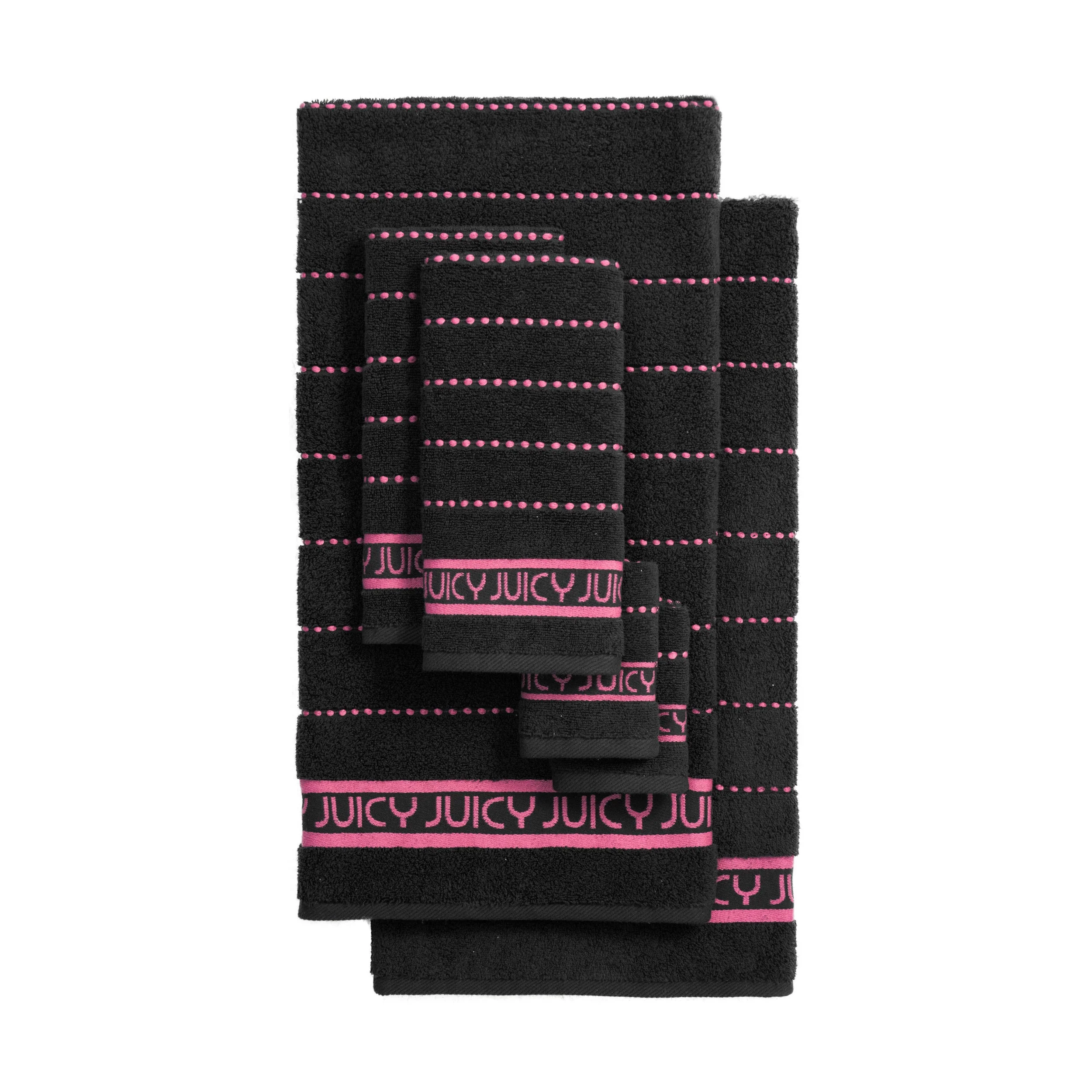 Plush Stripe Bath Towel Set - Image 5