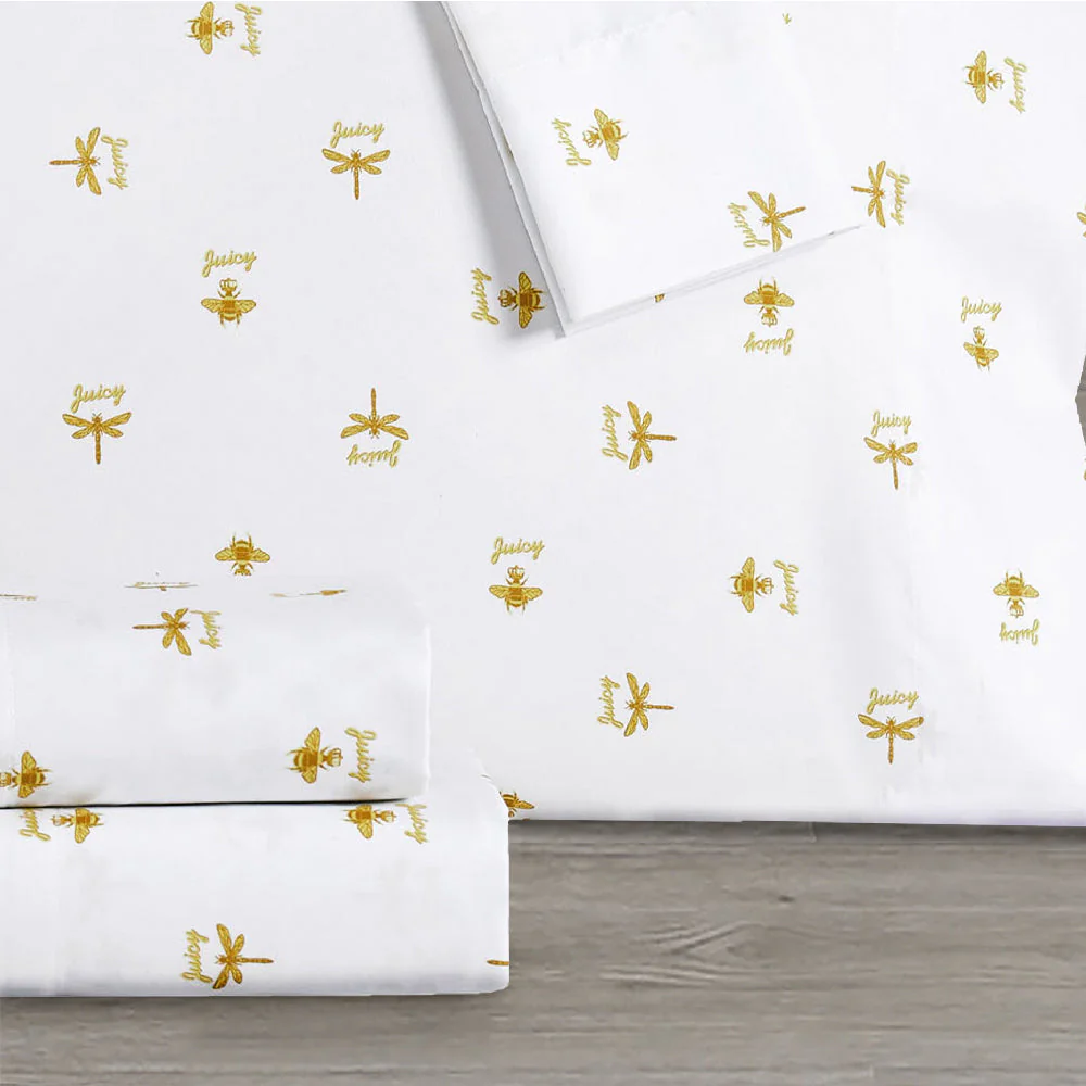 Printed Microfiber Sheet Set - Image 2