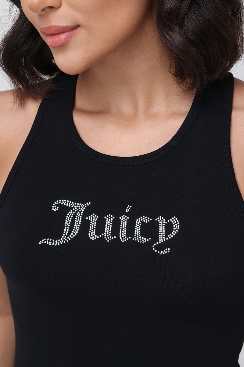 Small Bling High Neck Crop Tank - Image 3