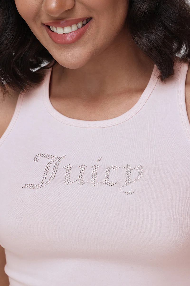 Small Bling High Neck Crop Tank - Image 3