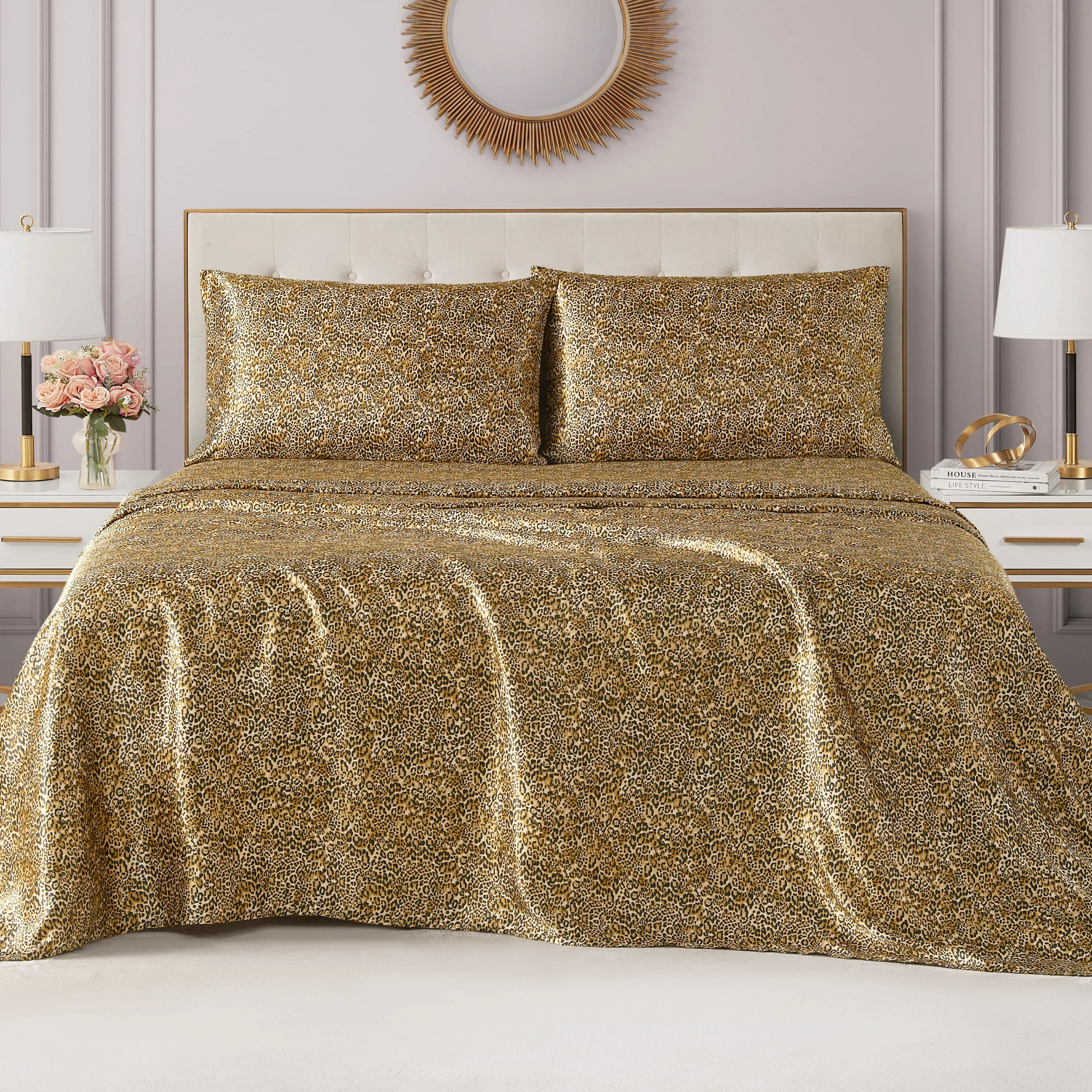 Solid Satin Sheet Set - Image 2