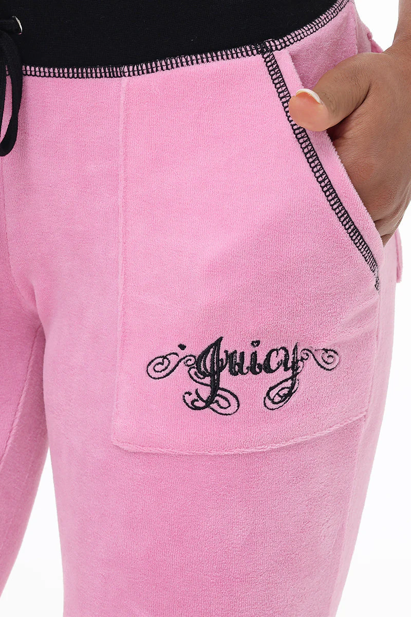 Sweetheart Cotton Velour Track Pants - Image 4