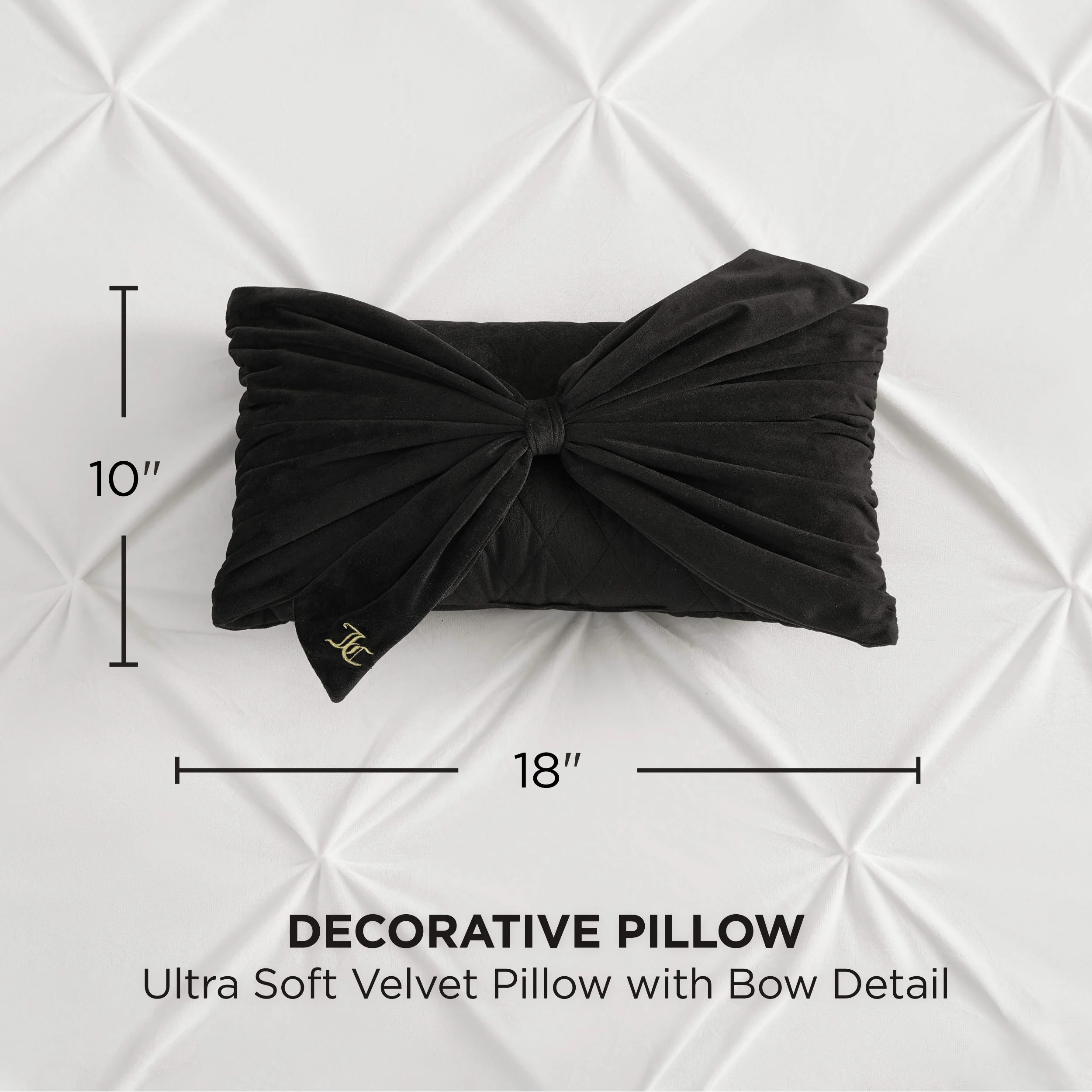 Velvet Bow Decorative Pillow - Image 7