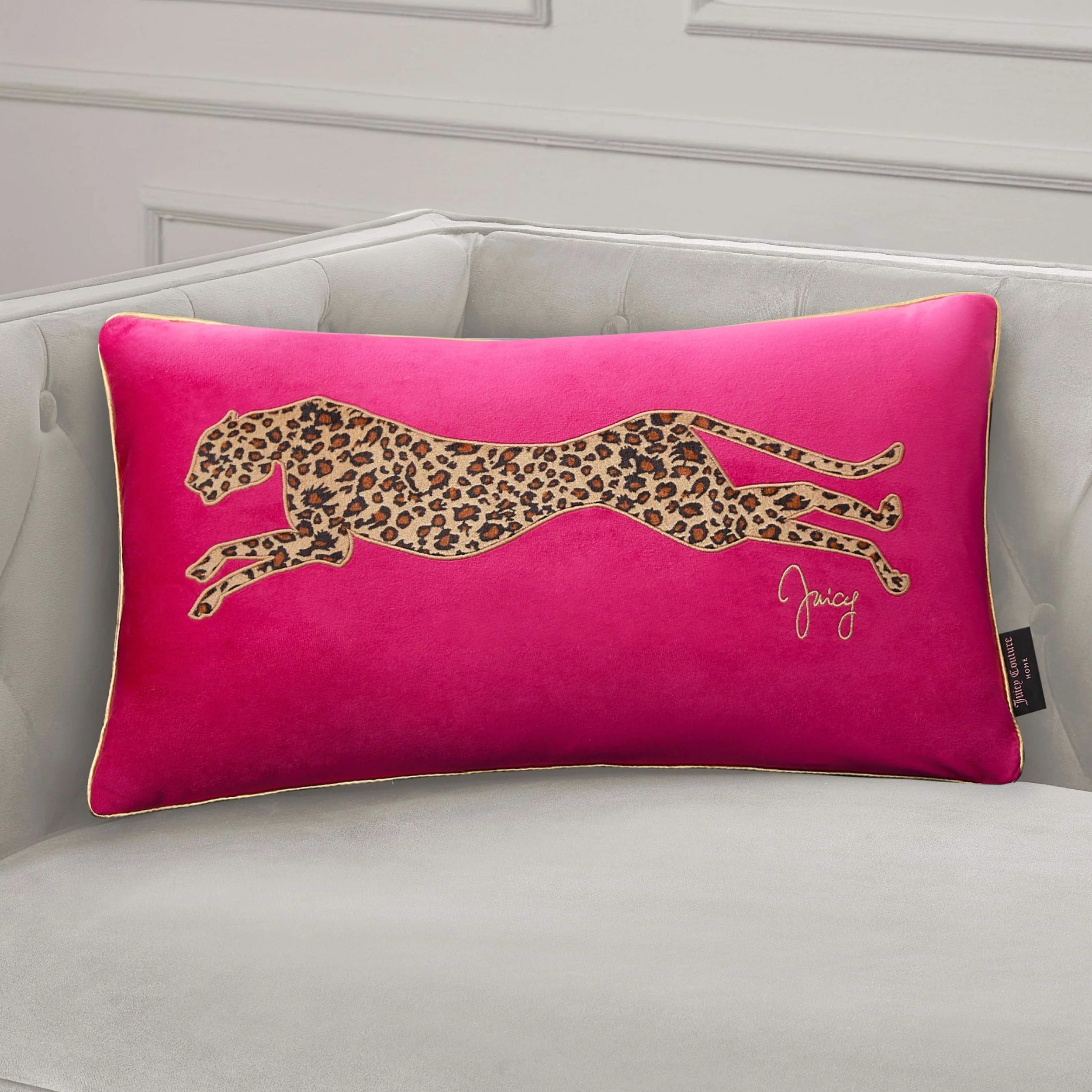 Velvet Cheetah Pillow - Image 3