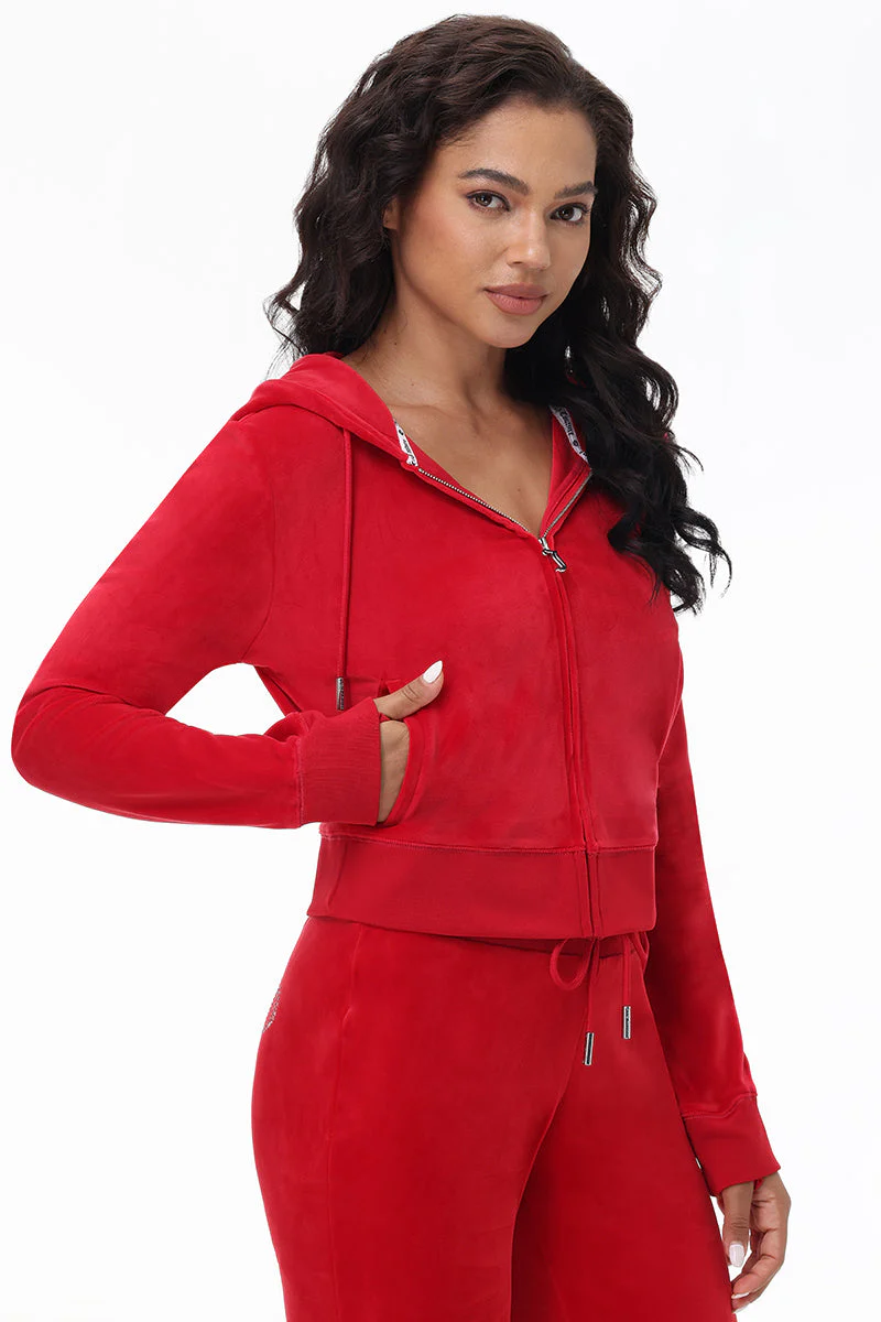 OG Big Bling Velour Hoodie—REJUICED - Image 3